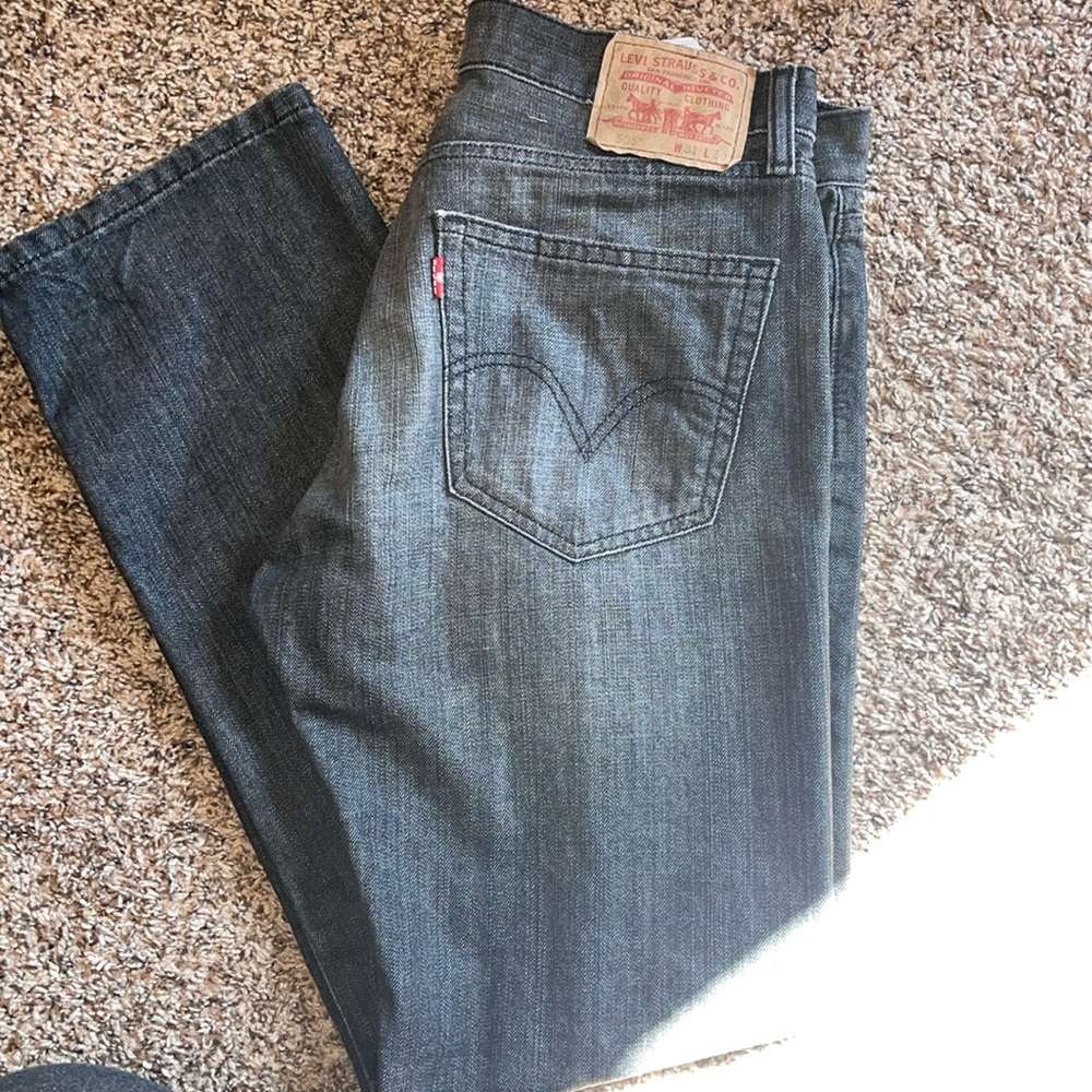 Levi’s Straight Fit 505 Black Jeans